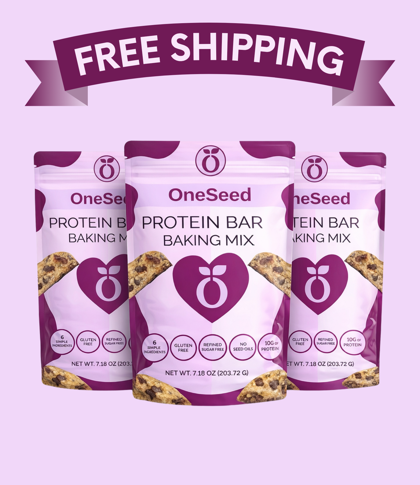 OneSeed Protein Bar Mix Starter Pack